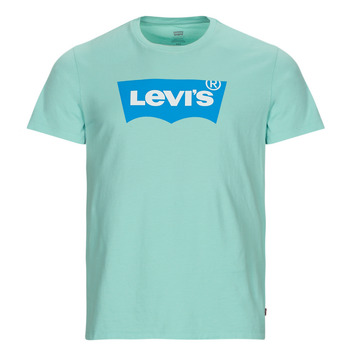 Teshort-sleeve Homem T-Shirt mangas curtas Levi's GRAPHIC CREWNECK TEE Azul