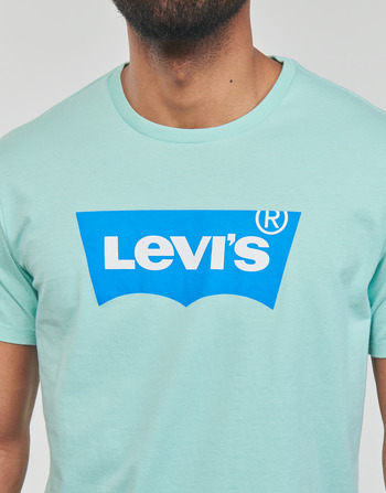 Levi's GRAPHIC CREWNECK TEE Azul