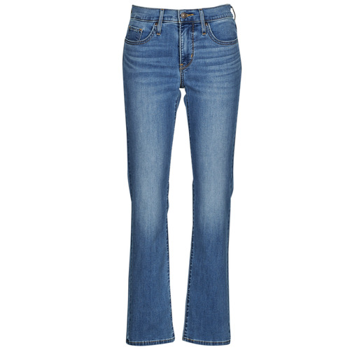 Textil Mulher Calças Jeans polo Levi's 314 SHAPING STRAIGHT Azul