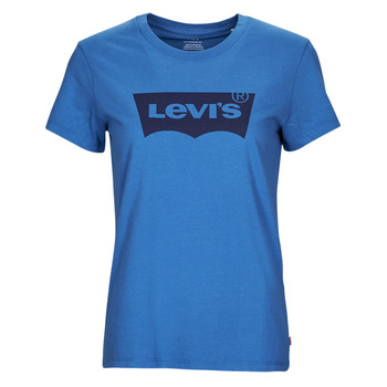 Textil Mulher T-Shirt mangas curtas Levi's THE PERFECT TEE Azul
