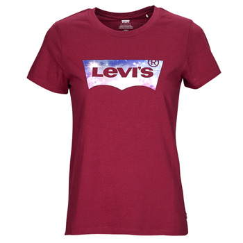 Textil Mulher Relaxed Graphic Zipup Levi's THE PERFECT TEE Bordô