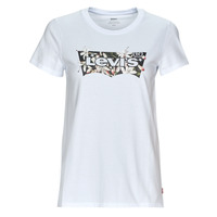 Textil Mulher T-Shirt mangas curtas Levi's THE PERFECT TEE Escuro / Floral / Claro / Branco