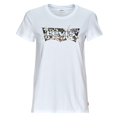 Textil Mulher Outono / Inverno Levi's THE PERFECT TEE Branco