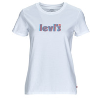 Textil Mulher T-Shirt mangas curtas Levi's slapky calvin klein jeans vial b4s0673 black Branco
