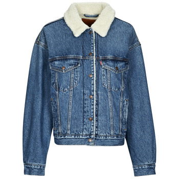 Textil Mulher Kisses And Love Levi's 90S SHERPA TRUCKER Azul