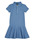 Textil Rapariga FRED PERRY embroidered-logo polo shirt Nero SS POLO DRES-DRESSES-KNIT Azul