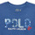 Textil Rapariga sjsmssp00068 Short Sleeve Polo Heritage Court Sneaker in Schwarz aus perforiertem Leder mit weißem Logo SS POLO TEE-KNIT SHIRTS-T-SHIRT Azul