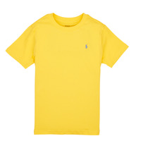 Textil Rapaz T-Shirt mangas curtas Polo Ralph Lauren SS CN-TOPS-T-SHIRT Amarelo