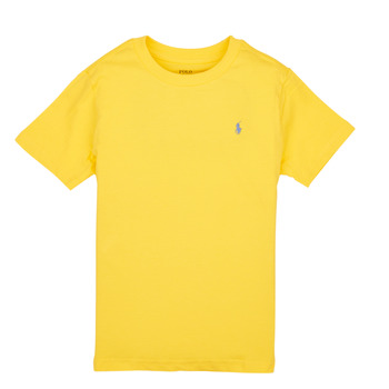 Textil Rapaz Ao registar-se beneficiará de todas as promoções em exclusivo Polo Ralph Lauren SS CN-TOPS-T-SHIRT Amarelo