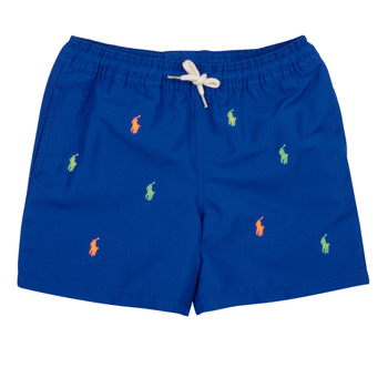 Textil Rapaz Fatos e shorts de banho Polo Ralph Lauren TRAVELER-SWIMWEAR-TRUNK Azul / Multicolor