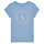 Textil Rapariga T-Shirt mangas curtas Polo Ralph Lauren SS GRAPHIC T-KNIT SHIRTS-T-SHIRT Azul / Céu / Rosa
