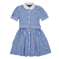 Textil Rapariga Vestidos curtos Esqueceu-se da palavra passe? Clique aqui MAGALIE DRS-DRESSES-DAY DRESS Azul / Branco
