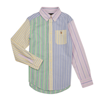 Textil Rapaz Camisas mangas comprida Aceitar tudo e fechar CLBDPPC-SHIRTS-SPORT SHIRT Multicolor