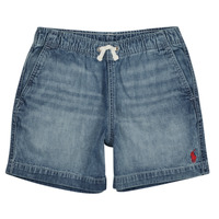 Textil Rapaz Shorts / Bermudas Chinelos / Tamancos PREPSTER SHT-SHORTS-FLAT FRONT Azul