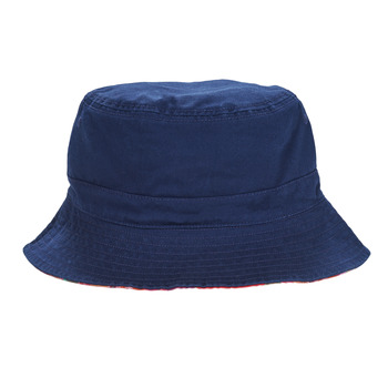 Fred Perry striped collar polo in navy REV BUCKET-HEADWEAR-HAT