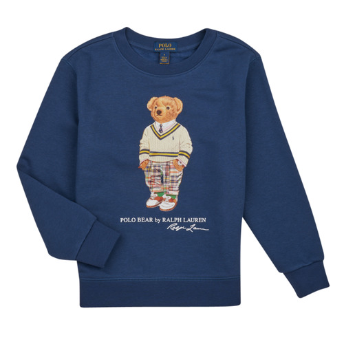 Textil Rapaz Sweats Ls Cn-knit Shirts-sweatshirt LS CN-KNIT SHIRTS-SWEATSHIRT Marinho
