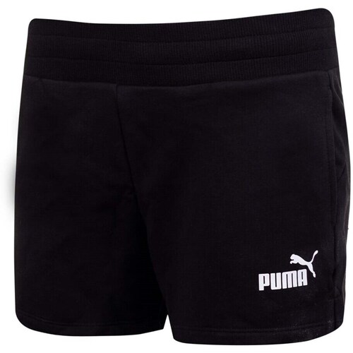 Textil Mulher Calças curtas Puma Ess 4 Preto