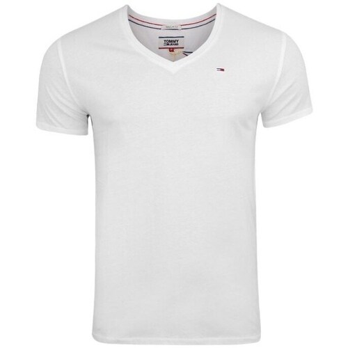 Textil Homem T-Shirt mangas curtas Tommy Hilfiger DM0DM04410100 Branco