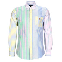 Textil Homem Camisas mangas comprida Polo Ralph Lauren CHEMISE COUPE DROITE EN OXFORD Multicolor / Riscas / Shirt
