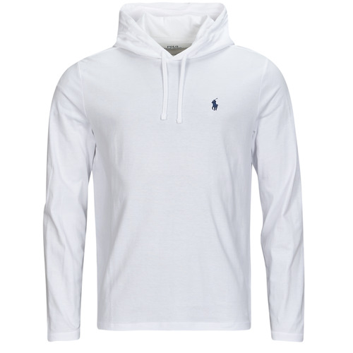 Textil Homem embellished sleeve T-shirt logo-stripe cotton-blend hoodie 710847203015 Branco