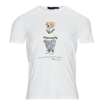 Textil Homem T-Shirt mangas curtas Polo Ralph Lauren T-SHIRT POLO BEAR AJUSTE EN COTON Branco