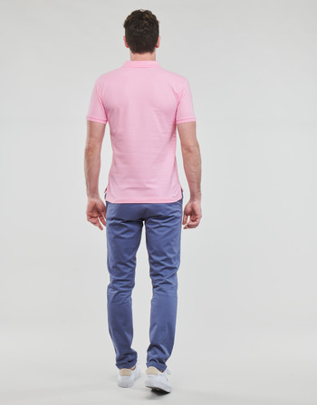 Zanone cotton long-sleeve polo-shirt Blau