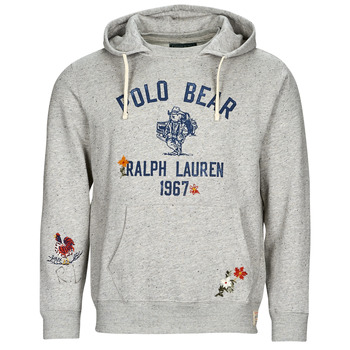 Textil Homem Sweats Polo Ralph Lauren BRODE + VUE DOS Cinza / Preto