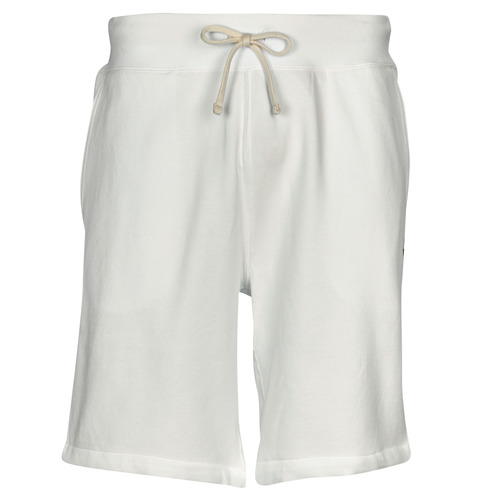 Textil Homem Shorts / Bermudas Short En Lin SHORT EN MOLLETON Branco