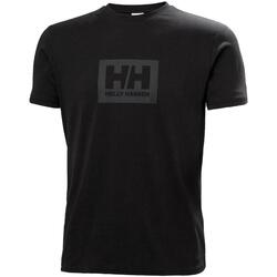 Textil Homem T-Shirt mangas curtas Helly Hansen  Preto