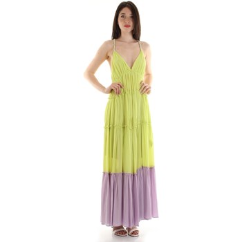 Textil Mulher Vestidos compridos Sfizio 22FE6639CREPONNE Verde