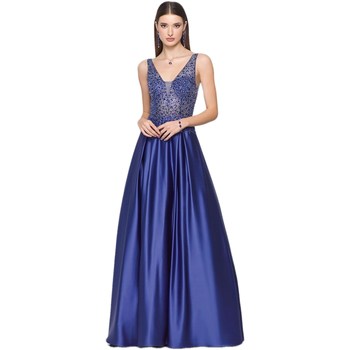 Textil Mulher Vestidos compridos Impero Couture GN20009 Azul