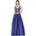 Textil Mulher Vestidos compridos Impero Couture GN20009 Azul