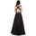 Textil Mulher Vestidos compridos Impero Couture AR160111 Preto