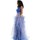 Textil Mulher Vestidos compridos Impero Couture BU25207-3 Azul