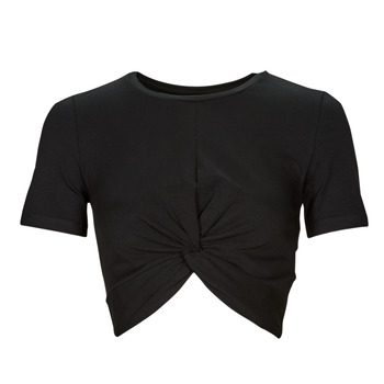 Textil Mulher Tops / Blusas Noisy May NMTWIGGI S/S TOP NOOS Preto