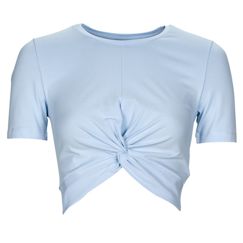 Textil Mulher Outros tipos de lingerie Noisy May NMTWIGGI S/S TOP NOOS Azul / Céu