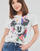 Textil Mulher T-Shirt mangas curtas Desigual TS_MICKEY CRASH Branco / Multicolor