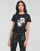 Textil Mulher T-Shirt mangas curtas Karl Lagerfeld IKONIK 2.0 T-SHIRT Preto