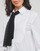 Textil Mulher camisas Karl Lagerfeld BIB SHIRT W/ MONOGRAM NECKTIE Branco