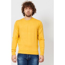 Textil Homem T-Shirt Brunello mangas curtas Yes Zee M835-MR00 Amarelo