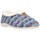 Sapatos Mulher Chinelos Norteñas 53-325 Mujer Azul