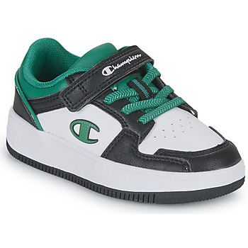 Sapatos Rapaz Sapatilhas Champion REBOUND 2.0 LOW B Branco / Preto / Verde