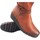 Sapatos Mulher Multi-desportos Hispaflex Bota feminina de couro  2245 Castanho