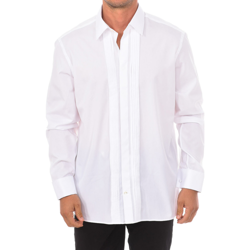 Textil Homem Camisas mangas comprida Van Laack 130648-000 Branco
