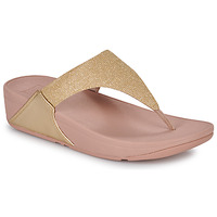 Sapatos Mulher Chinelos FitFlop LULU SHIMMERLUX TOE-POST SANDALS Rosa / Ouro