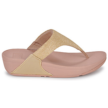 FitFlop LULU SHIMMERLUX TOE-POST SANDALS Rosa / Ouro