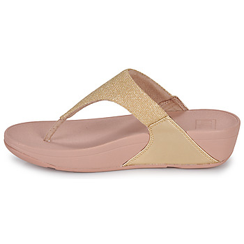 FitFlop LULU SHIMMERLUX TOE-POST SANDALS Rosa / Ouro