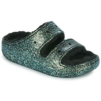 Sapatos Mulher Sandálias Crocs Classic Cozzzy Glitter Sandal Preto / Glitter