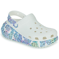 Sapatos Mulher Tamancos Crocs Classic Crush Butterfly Clog Branco / Azul