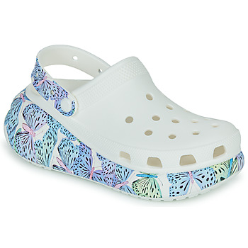 Sapatos Mulher Tamancos Crocs Classic Crush Butterfly Clog Branco / Azul